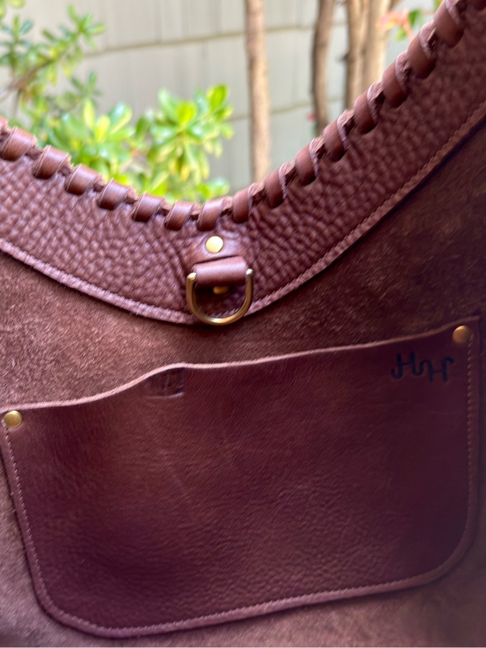 HH Dry Goods Artisan Made Mora Shoulder Bag in Limited Edition Walnut Leather - Picture 6 of 10